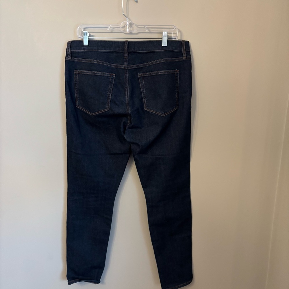 LOFT Dark Indigo Skinny Jeans - Picture 4 of 9